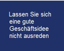 Geschftsidee durchfhren