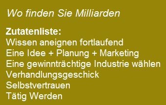 milliardden zutaten