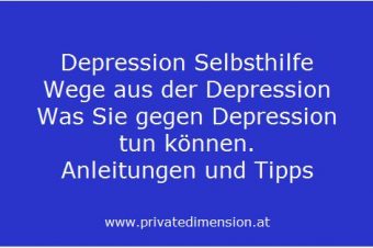 Depression Selbsthilfe