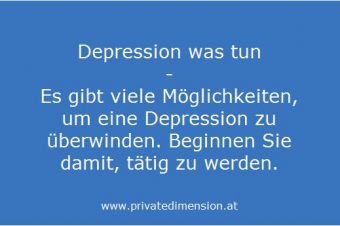 Depression was tun