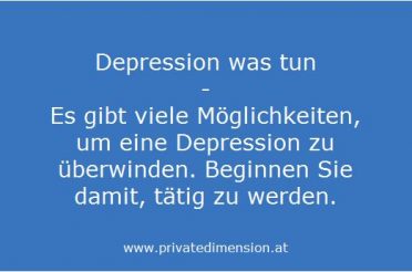 Depression was tun