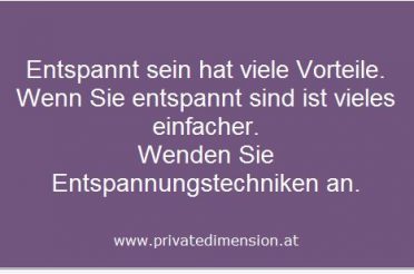 entspannt sein
