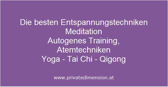 Die besten Entspannungstechniken