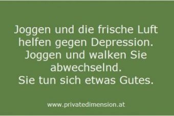 Joggen hilft gegen Depression