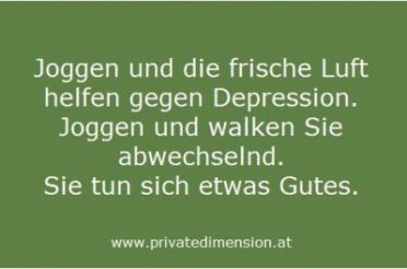 Joggen hilft gegen Depression