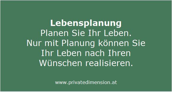 Lebensplanung
