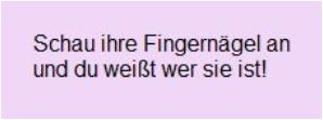 Schau Ihre Fingernägel