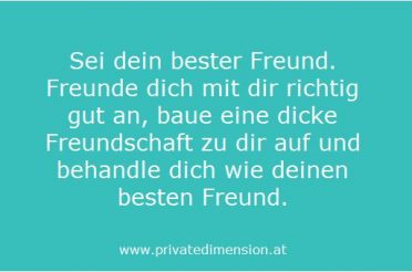 Sei dein bester Freund