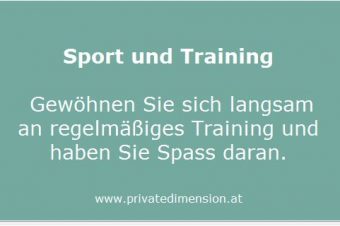 Sport und Training