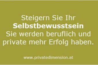 Selbstbewusstsein aufbauen