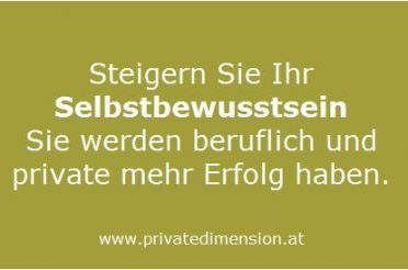 Selbstbewusstsein aufbauen