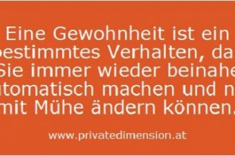 Gewohnheiten ändern