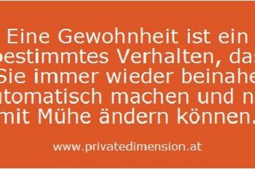 Gewohnheiten ändern