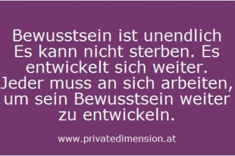 Bewusstsein weiter entwickeln