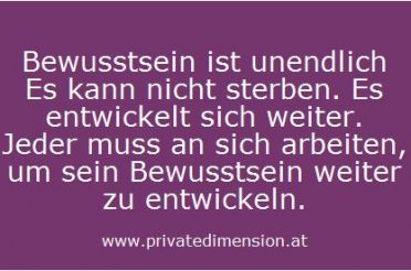 Bewusstsein weiter entwickeln